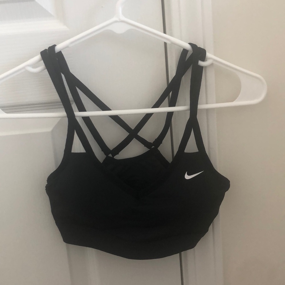 Nike Black Strappy Dri-Fit Sports Bra
